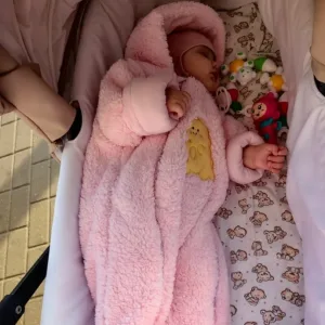 Recebido Macacão de Bebê com Capuz Espessado do cliente R****d.