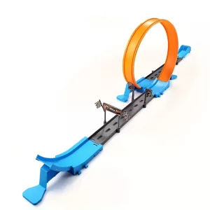 carro de brinquedo catapulta, pista de corrida