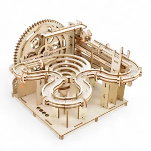wooden puzzle, marble run, 3d wooden puzzle, wooden marble run