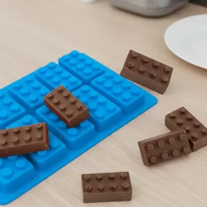 Molde de Silicone em Forma de Bloco para Gelo