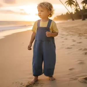 denim overalls, denim jumpsuit, denim romper, jean jumpsuit, wide leg overalls, blue jean jumpsuit