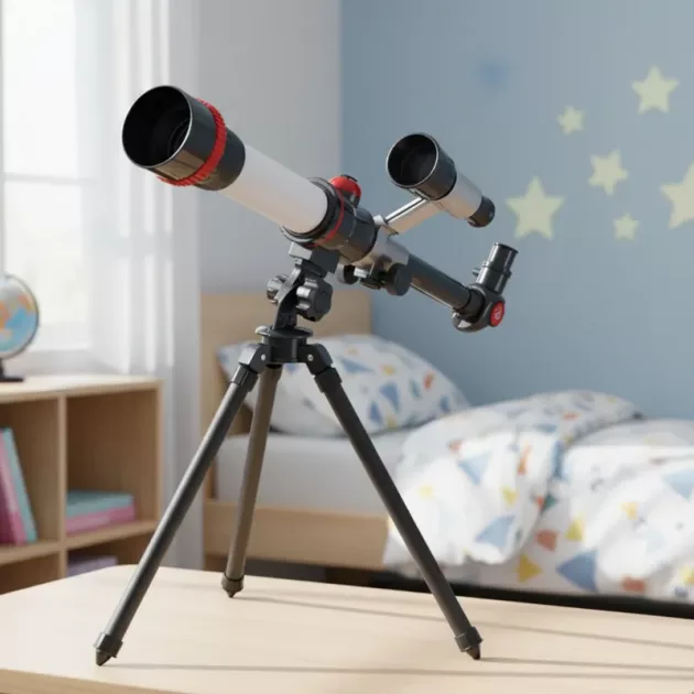 telescope toy, astronomical telescope, reflector telescope