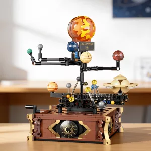 Modelo do Sistema Solar Blocos de Montar Espaciais DIY para Crianças
