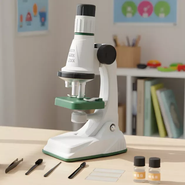 mini microscope with led