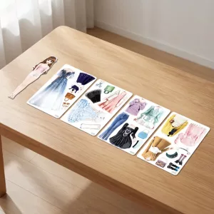 magnetic doll dress up, magnetic paper dolls, magnetic dolls with clothes