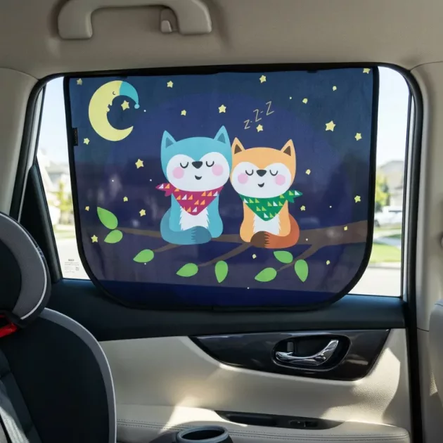 magnetic car window shades, car window sun shade curtain