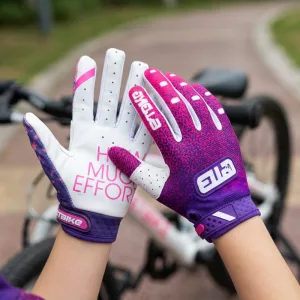 Luvas de ciclismo respiráveis e coloridas para crianças
