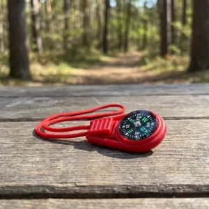 Mini bússola de bolso de brinquedo para crianças
